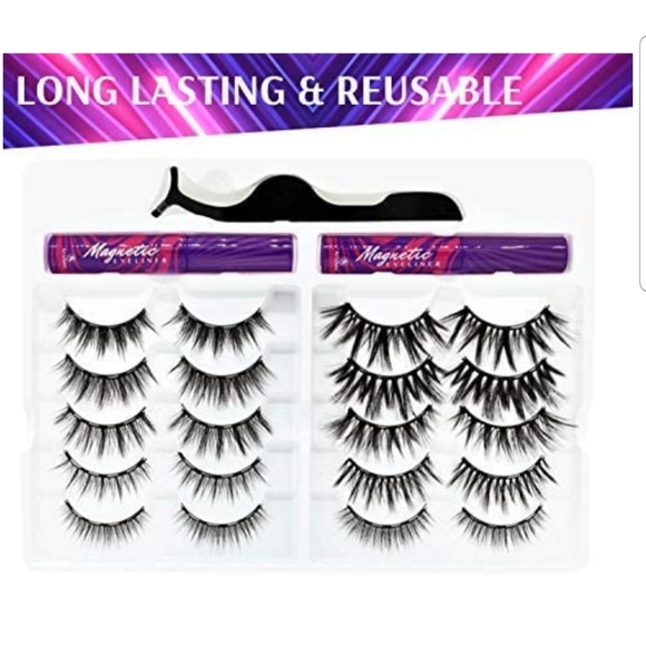 MAGNETIC 10 EYELASHES AND 2 magnetic eyeliners